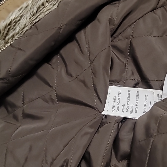Zara Man Sport Classic Men's Double Jacket Sz XXL Tan Faux Fur Mock Heavyweight - Picture 13 of 14
